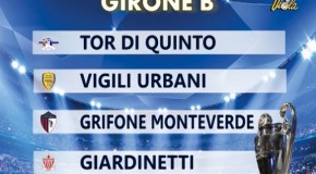 GIRONE B, GRIFONE MONTEVERDE – VIGILI URBANI, SEGUI CON NOI IL LIVE DELLA GARA