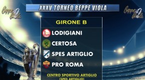 XXXV edizione, conosciamo il Girone B del Beppe Viola