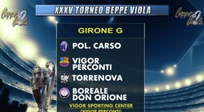 XXXV edizione, conosciamo il Girone G del Beppe Viola