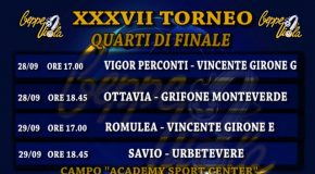 Gli accoppiamenti dei Quarti di Finale