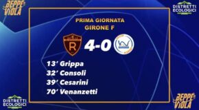 XXXIX Torneo Beppe Viola, 1° giornata Girone F: Romulea – Dabliu 4-0