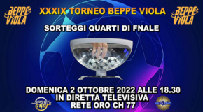 Sorteggi Quarti di Finale, domenica 2 ottobre in diretta televisiva su Rete Oro ch 77 dalle 18.30