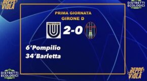 XXXIX Beppe Viola, I° giornata Girone D: Urbetevere – Civitavecchia 2-0