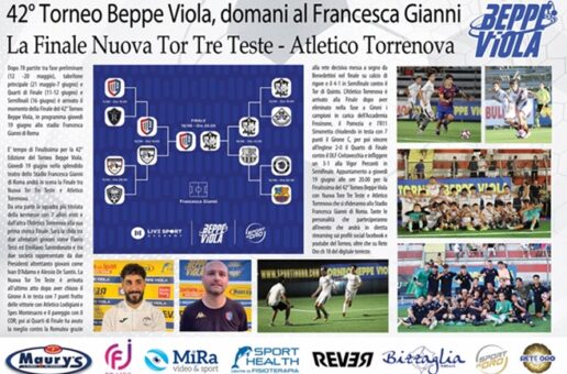 42° Torneo Beppe Viola, domani al Francesca Gianni la Finale Nuova Tor Tre Teste – Atletico Torrenova